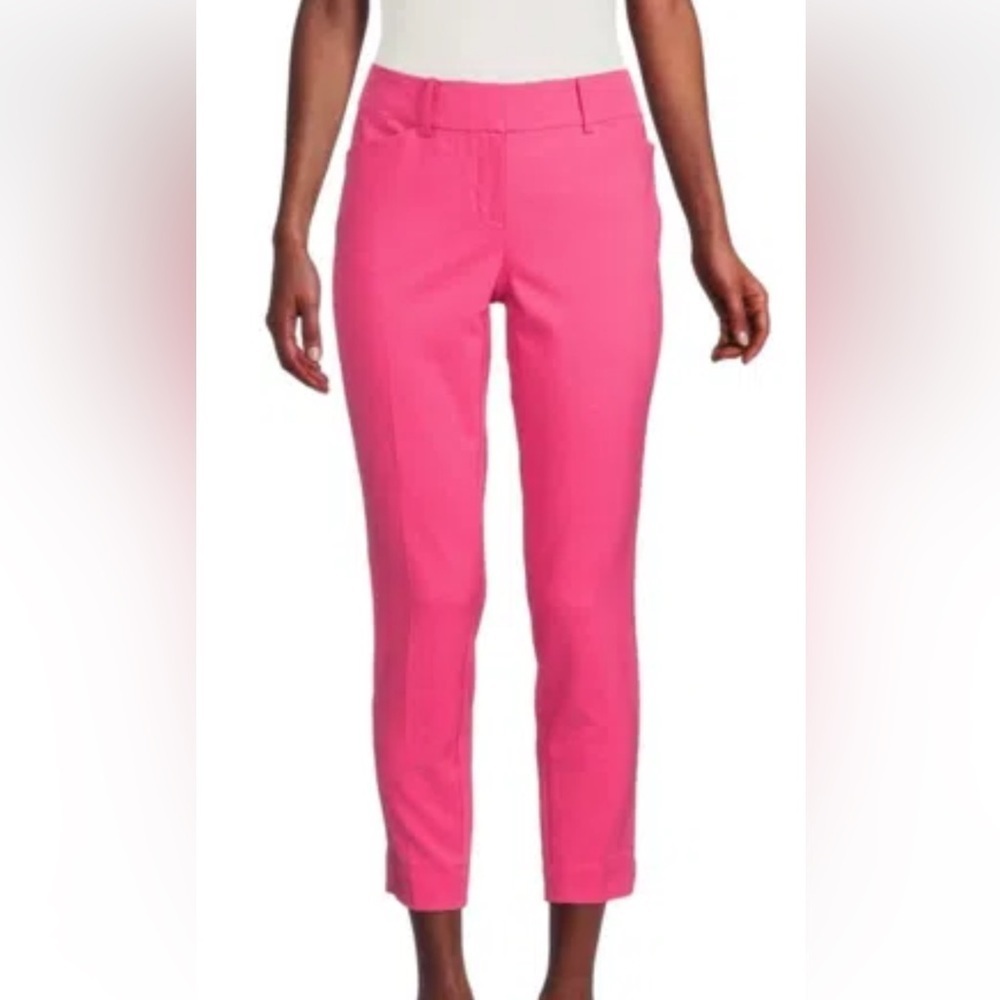 CROSBY Pink 4 pocket Capri Pants Size 4